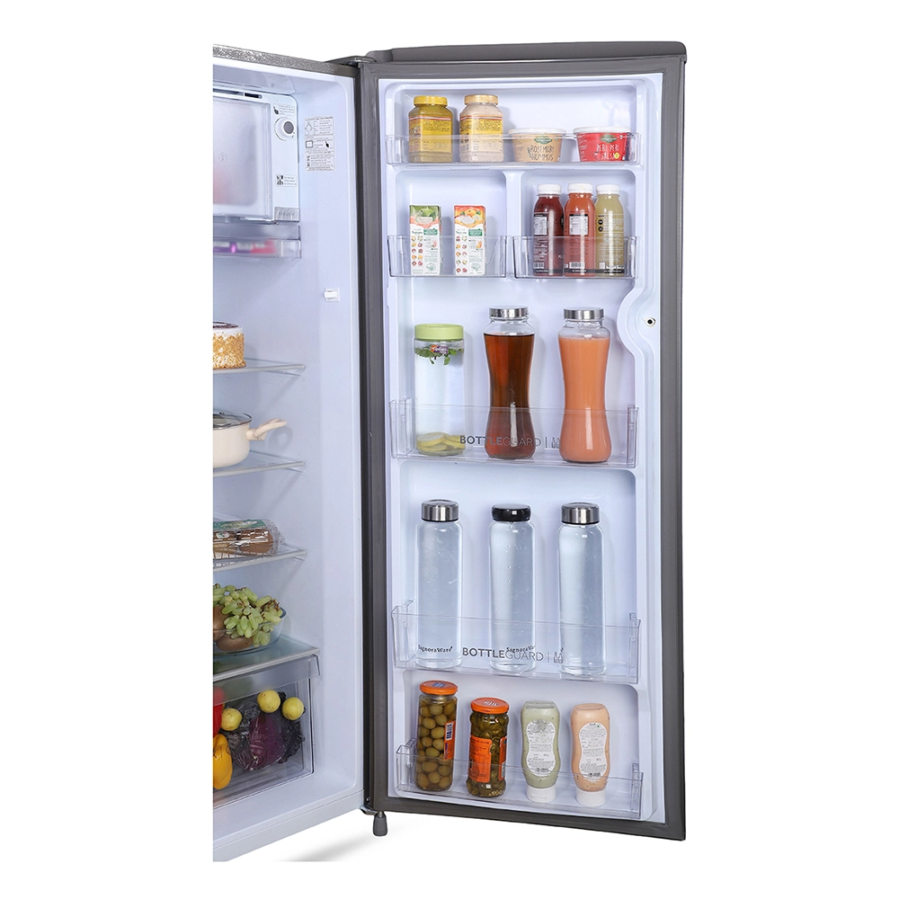 Haier 253L 3 Star I Direct Cool Single Door Refrigerator with Toughened Glass Shelf  with Inverter Compressor HRD-2743CRP-N